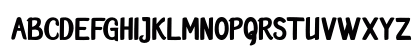 Pinklineryh Regular Uppercase Preview