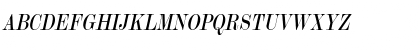 Update 20 Condensed Italic Font