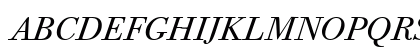 Bodoni Twelve ITC TT BookItalic Preview