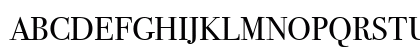 Bodoni SvtyTwo ITC TT Book Uppercase Preview