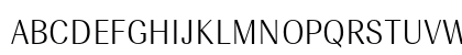 RadiantEFText Light Uppercase Preview