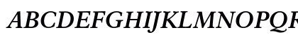 Rawlinson Bold Italic Uppercase Preview