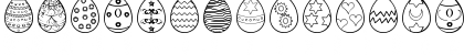 Easter eggs ST Regular Font