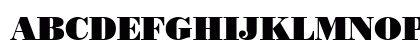 Bodoni Poster SSi Regular Uppercase Preview