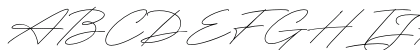 Righthand Signature Regular Uppercase Preview