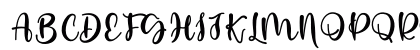 Rosalie Regular Uppercase Preview