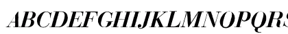 Bodoni Classic Handdrawn Bold Italic Preview