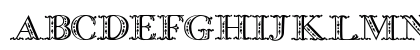 Bodoni Classic Shadow Initials Regular Uppercase Preview