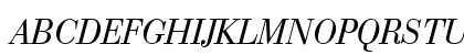 Bodoni Classic Text Italic Preview