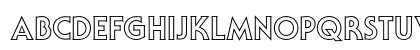 Serif Gothic BQ Regular Uppercase Preview