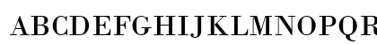 Bodoni MT Regular Uppercase Preview