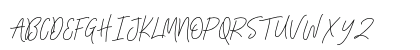 Signatura Monoline Script Regular Uppercase Preview