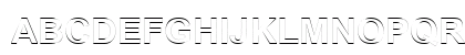Arial Outline HU Bold Uppercase Preview