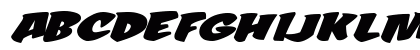 LHF Fat Tony ITALIC Regular Uppercase Preview