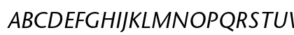 ITC Stone Sans LT Italic Preview