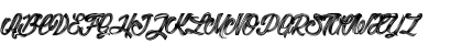 Tactile ITC Std Ultra Italic Uppercase Preview
