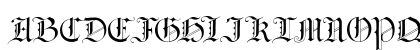 TC BlackCat Regular Uppercase Preview
