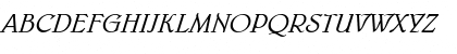 URWBerniniTLig Italic Font