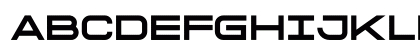 THE EXTENDED FONT (DEMO VERSION) Uppercase Preview
