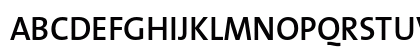 The Mix Semi Bold- Regular Uppercase Preview