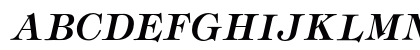 Tiffany DemiItalic Uppercase Preview