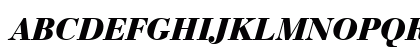 BodoniNo1URWT Bold Italic Uppercase Preview