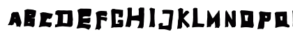 TobyFont Full Uppercase Preview