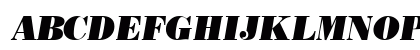 BodoniPosterSSK BoldItalic Uppercase Preview