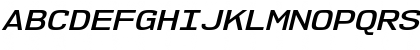 NK57 Monospace Expanded SemiBold Italic Font