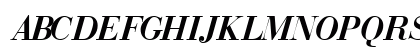 BodoniRecutOSSSK BoldItalic Uppercase Preview