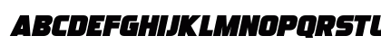 Ultraquick Italic Uppercase Preview