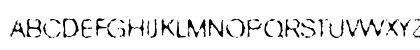 UmenType Regular Uppercase Preview