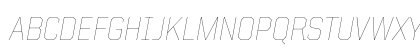 United Italic Reg Thin Preview