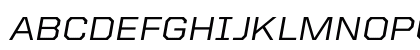 United Italic SemiExt Medium Uppercase Preview