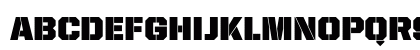 United Sans Reg Stencil Preview