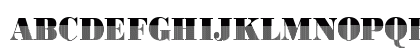 BodoniVert3 Regular Uppercase Preview
