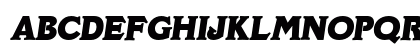 Veracruz-ExtraBoldIta Regular Uppercase Preview