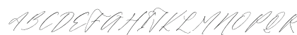 Victoria Cordeline DEMO VERSION Italic Uppercase Preview