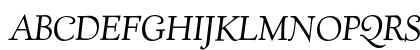 Village Italic Preview
