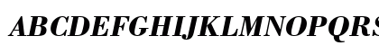 Bodoni Bold Italic Uppercase Preview