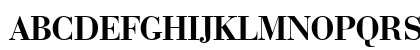 BodoniRecut Bold Uppercase Preview