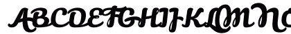 Volupia Regular Uppercase Preview