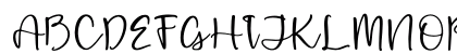 Warlinore Canbery Regular Uppercase Preview