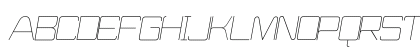 Wired Light Italic Uppercase Preview