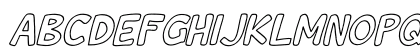Wishcar Moundy Outline Italic Preview