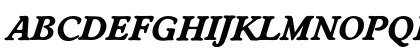 Worchester-BoldIta Regular Uppercase Preview