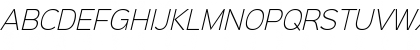 Sinkin Sans 200 X Light Italic 200 X Light Italic Font