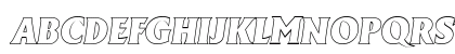 AdelonOutline-Heavy Italic Preview