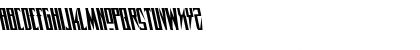 Timberwolf Leftalic Italic Font