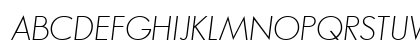 Bougan SSi Italic Uppercase Preview